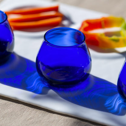 Blue Tasting Glass